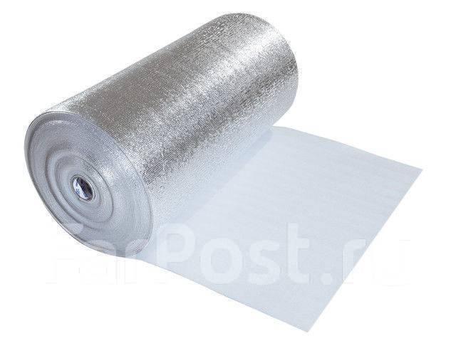 Подложка металлизированная НПЭ 5 мм SDM-Insulation, 1мх25 (25кв. м) во ...
