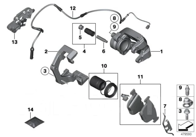 ������� ��������� ��� BMW 5/6 E60/E61/E65/E66/E70/E71 34216768471 LP1793 ����
