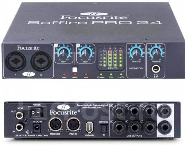 Звуковая карта focusrite saffire pro 24