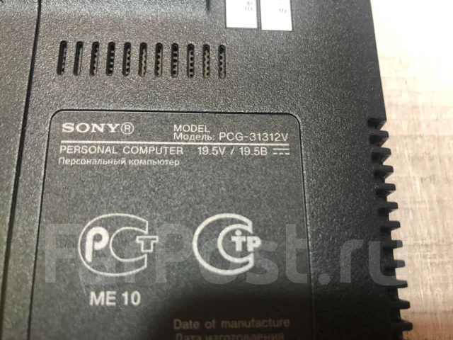 Sony VAIO PCG-31312V. 11.6", 1,7����, ��� 4 ��, ���� 320���, WiFi: 1, Bluetooth: 1, ����������� �� 1��. ����