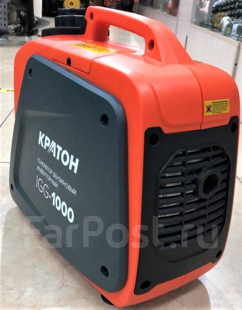 Генератор инверторный Кратон IGG-1000. 950Вт. малошумный. 4-тактный ...