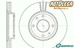 ���� ��������� G-brake Hyundai Elantra 01-06/Sonata 01-04/KIA Magentis GR-02871 ����