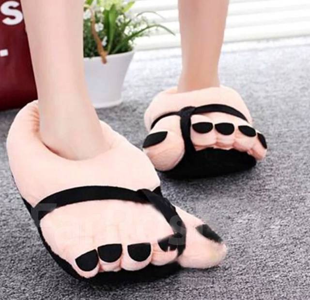 Прикольные домашние тапочки "Большие Ноги", 36, 37, 38, 39, 40 ...