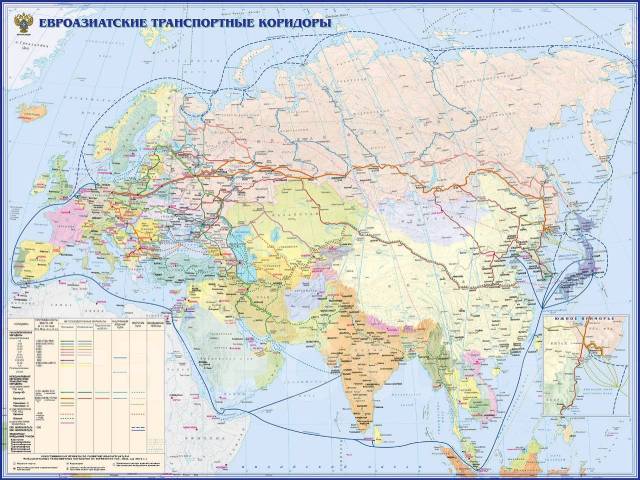 Карта воздушных коридоров россии