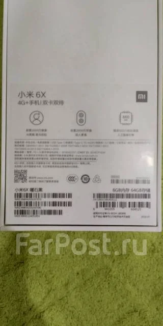 Xiaomi Mi6X. �/�, ������, 3G, 4G LTE, Dual-SIM ����