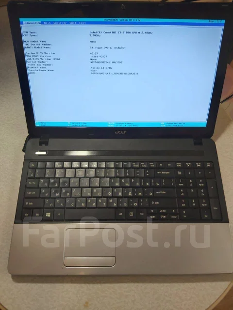 Acer Aspire E1-571. 15.6", ��� 2048 ��, WiFi: 1, Bluetooth: 1 ����