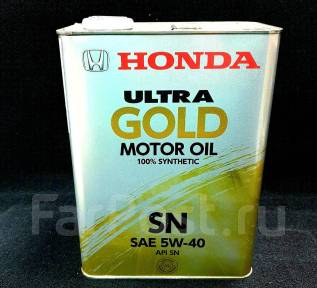 Масло моторное gold 5w 40. Honda Ultra Gold 5w40. Honda Ultra Gold-SN 5w-40 бочка. Масло моторное 5w40 Хонда. Моторное масло Honda Motor Oil Ultra Gold SM 5w40.