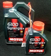 Motul 6100 Synergie+. 10W-40, �����������������, 4��. ��� ����� �� ������ ����
