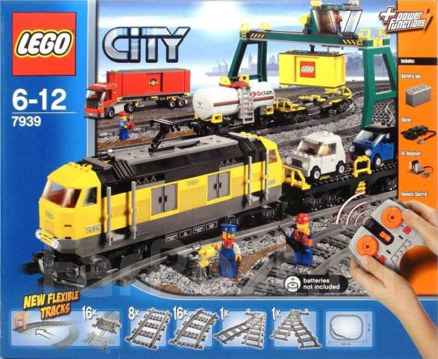 Огромный набор LEGO 7939 Товарный поезд - Оригинал, б/у, в наличии ...