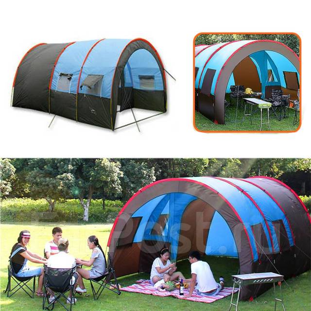 Палатка туристическая с прихожей Easylife 430*300*210 Доставка, новый ...