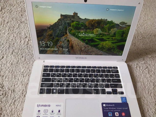 IRBIS NB62. 1,9����, ��� 2048 ��, WiFi: 1, Bluetooth: 1 ����