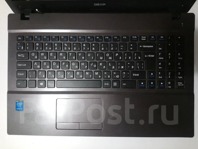 DEXP Aquilon. 15.6", 2,5����, ��� 4 ��, ���� 500���, WiFi: 1, Bluetooth: 1, ����������� �� 1��. ����
