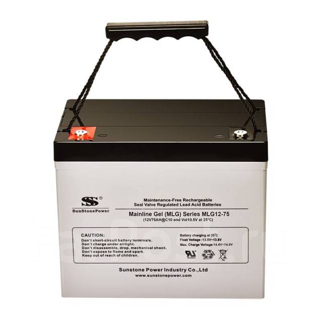 Гелевый тяговый аккумулятор SunStonePower MLG 75Ач GEL, новый, в ...