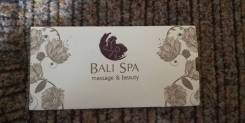     - "Bali Spa / massage & beauty" 