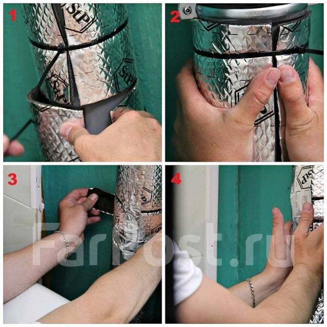 Шумоизоляция STP для канализационных труб NoiseBlock Pipe D=110 Набор ...