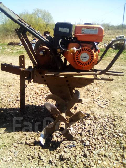 Вспашка земли вспахать культивировать огород участок грядку землю в ...