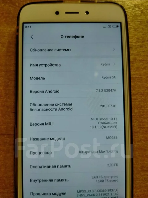 Xiaomi Redmi 5A. �/�, �������, 4G LTE ����