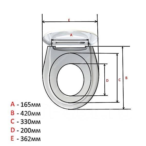 Сиденье для унитаза семейное на Третьей Рабочей - Сантехника и ...