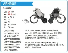 ��������� ���������� Isuzu NKR / NPR 4HF1, 4HG1 1996-2003, 24V RH5055A ����