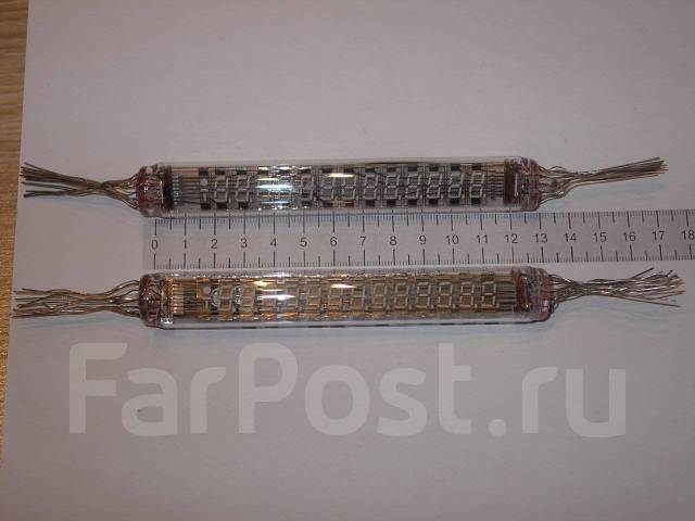 Индикатор цифровой разрядный вакуумный люминесцентный ИВ-27 ИВ-27М ...