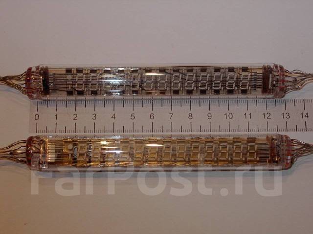 Индикатор цифровой разрядный вакуумный люминесцентный ИВ-27 ИВ-27М ...