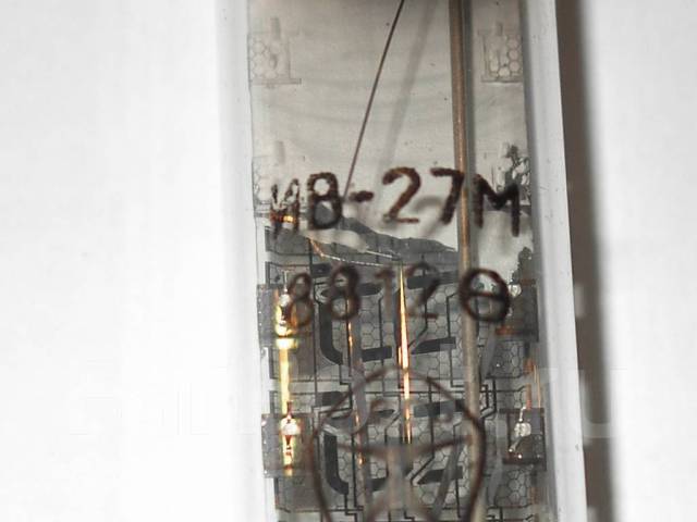 Индикатор цифровой разрядный вакуумный люминесцентный ИВ-27 ИВ-27М ...