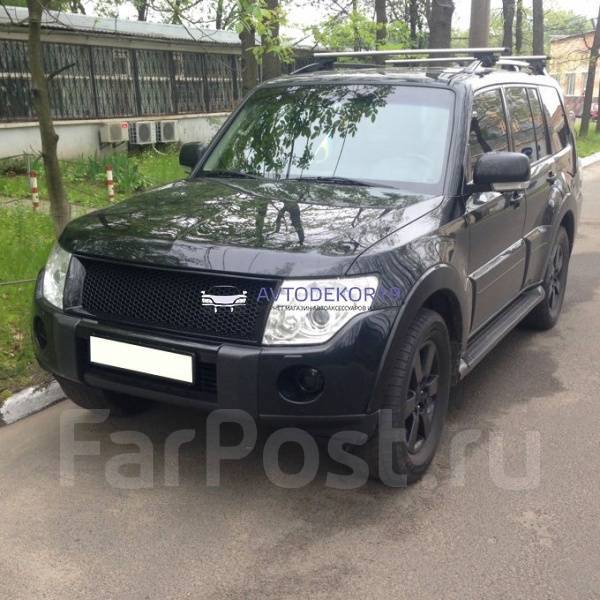 Тюнинг решетка радиатора на Mitsubishi Pajero 4 (Митсубиси Паджеро 4 ...