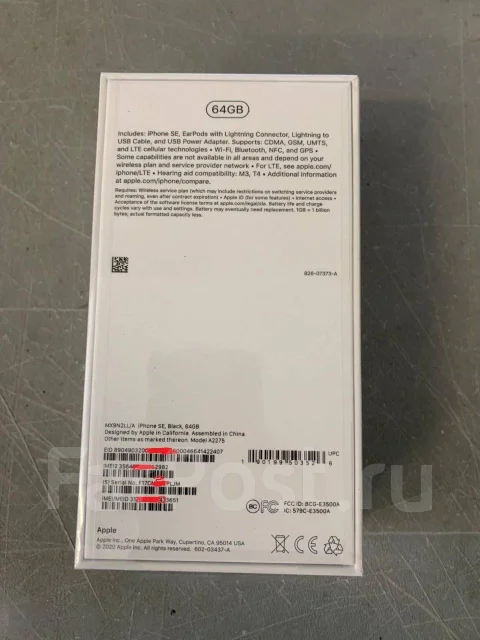 Apple iPhone SE 2020. �����, ������, 3G, 4G LTE, ����������, NFC ����