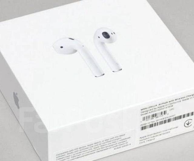 Airpods фото коробки