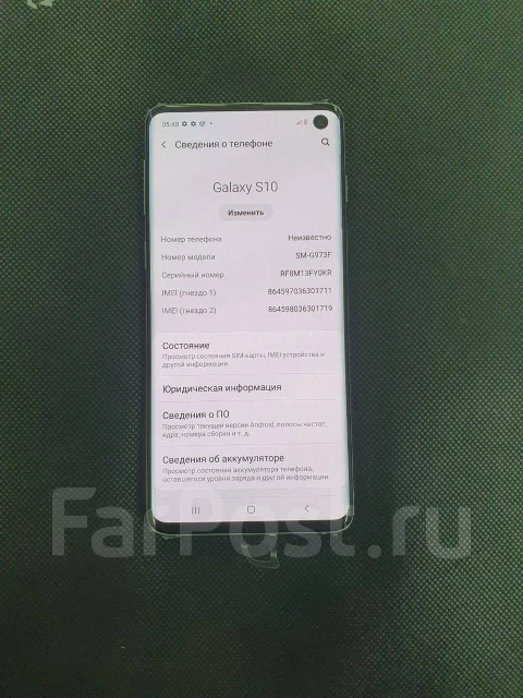 Samsung Galaxy S10. �/�, �����, 3G, 4G LTE, Dual-SIM, ����������, NFC ����