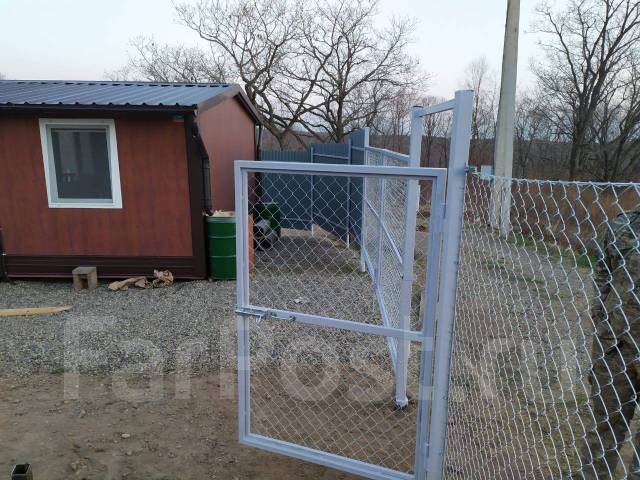 Забор Рабица"Американка" 2700р метр погонный на сваях из буровой трубы ...