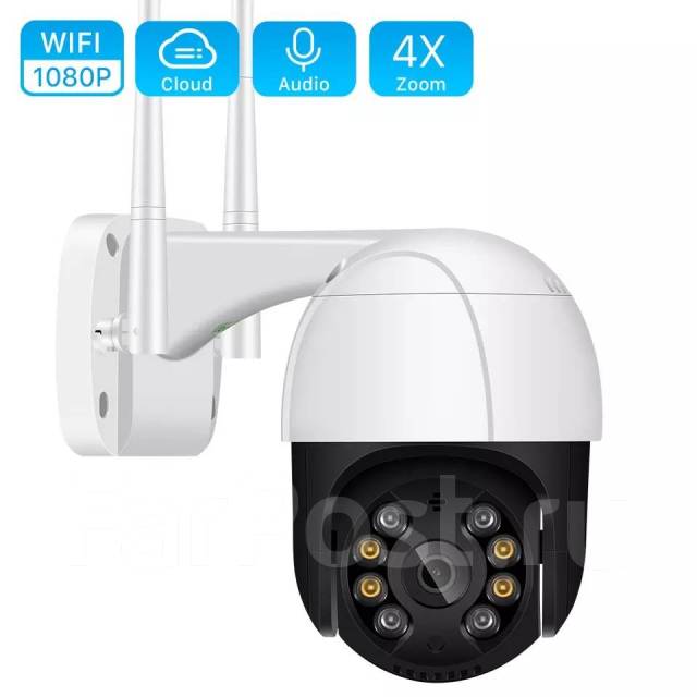 Камера наружного видео наблюдения 3MP PTZ Wifi IP 4X зум, новый, в ...