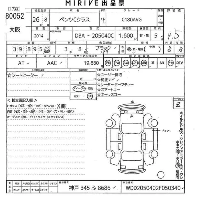 Mercedes-Benz C-Class. �������, ������, 1.6, ������, 40 000����. ��, �/�, ��� ���. ��� ����� �� ������������ ����