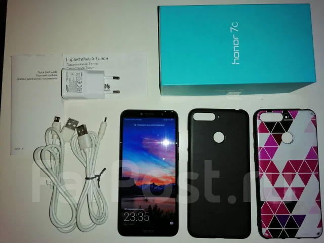 Honor 7C. �/�, ������, 4G LTE, Dual-SIM, NFC ����