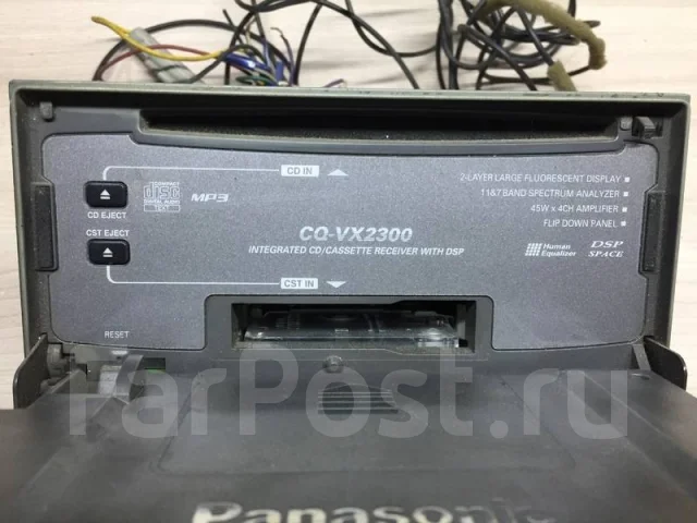 Автомагнитола panasonic cq vx2300w не работает подсветка