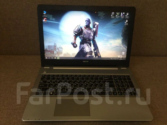 DEXP Atlas H139. 15.6", 2����, ��� 8 ��, ���� 500���, WiFi: 1, Bluetooth: 1, ����������� �� 3��. ����