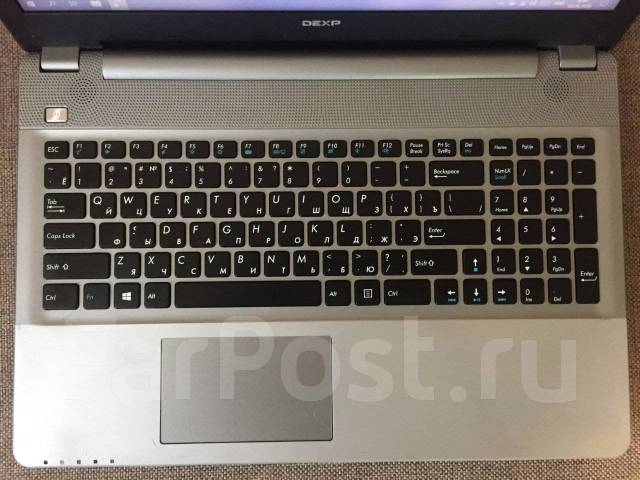 DEXP Atlas H139. 15.6", 2����, ��� 8 ��, ���� 500���, WiFi: 1, Bluetooth: 1, ����������� �� 3��. ����