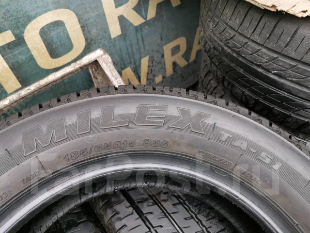 Bridgestone Milex TA-51, 185/65r15. ������, 2019 ���, �/�, ����� 5 % ����