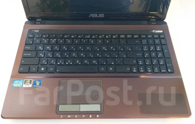 Asus K53S. 15.6", 2,1����, ��� 4 ��, ���� 320���, WiFi: 1 ����