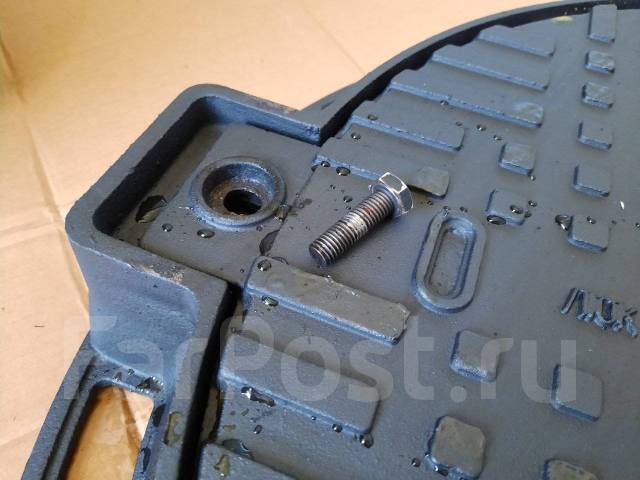 Люки чугунные канализационные с запорным устройством тип Т С250 ВЧ ...