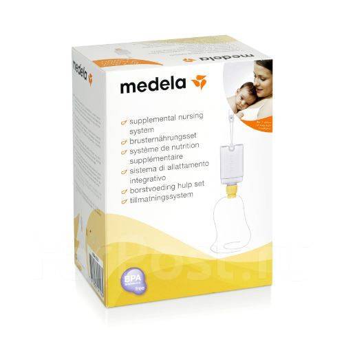 Система докорма у груди Medela sns, в наличии. Цена: 1 500₽ во Владивостоке