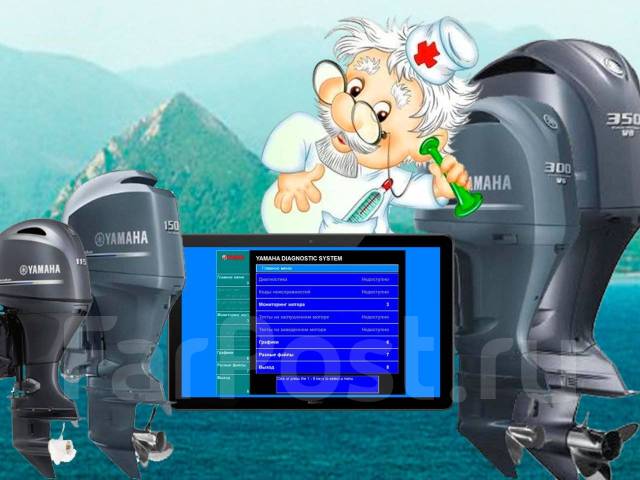 Компьютерная диагностика лодочных моторов в Находке