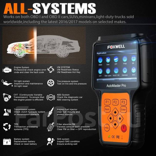 Диагностический сканер Foxwell NT644 pro, б/у, в наличии. Цена: 40 000 ...
