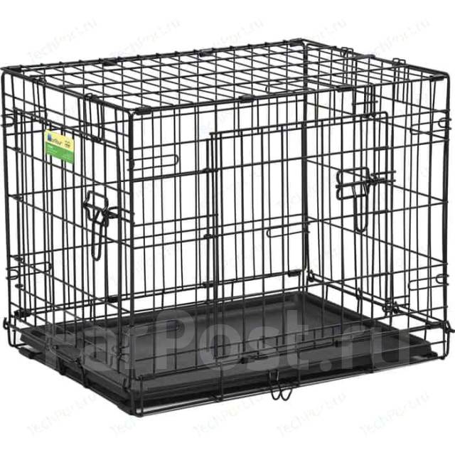 Клетка Midwest Contour 63 Х 45,5 Х49 H см 2 двери, собак, кошек, в ...