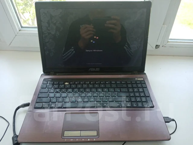Asus K53S. 2,2����, ��� 6 ��, ���� 120���, WiFi: 1, Bluetooth: 1 ����