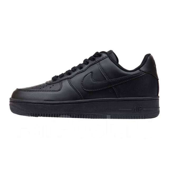 Nike Air Force 1 07 Black Leather 37 38 39 40 41 42 43 44 45 2 500