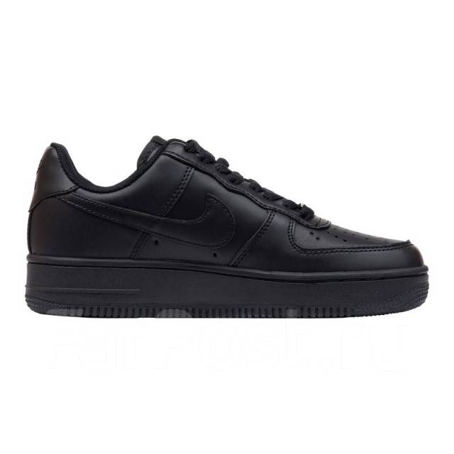 Nike Air Force 1 07 Black Leather 37 38 39 40 41 42 43 44 45 2 500