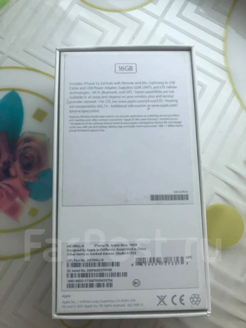 Apple iPhone 5s. �/�, �����, 4G LTE ����