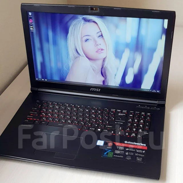 MSI GP72 7RDX Leopard. 17.3", 3 800����, ��� 8 ��, ���� 1 000���, WiFi: 1, Bluetooth: 1 ����