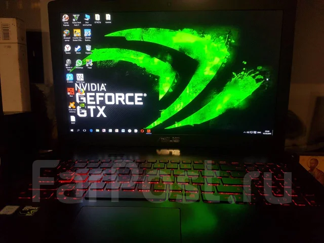 Asus ROG GL752VW. 17.3", 2,6����, ��� 8 ��, ���� 1 128���, WiFi: 1, Bluetooth: 1, ����������� �� 12��. ����